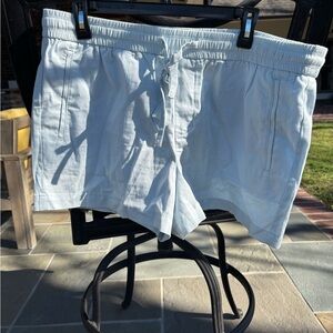NWOT Light Blue Drawstring Shorts - size L